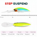 TSURINOYA 57SP Deep Dive Suspending Minnow SHAD Fishing | SAMAG