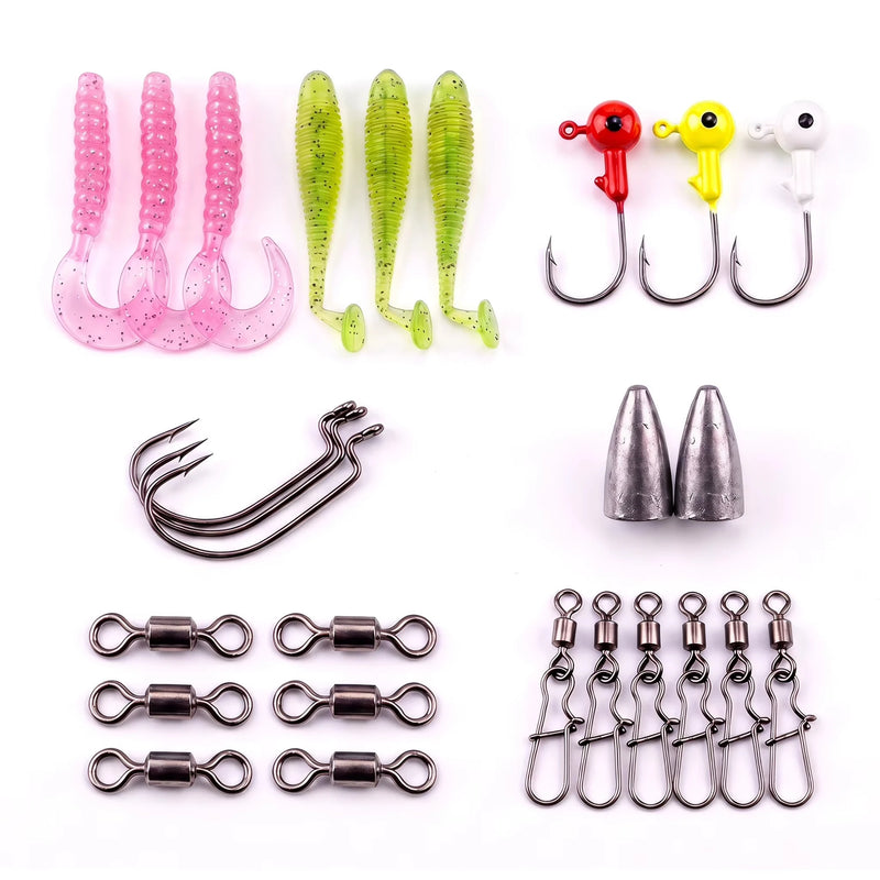 Carbon Telescopic Spinning Fishing Rod Reel Full Kit Pole Lures Hooks Line Pliers Gripper Complete Carry Bag,Fishing Set