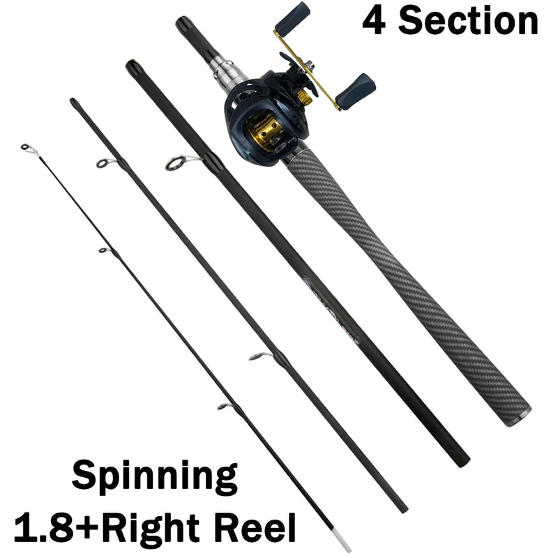 Sections Casting Spinning Fishing Set 1.8 - 2.1m Carbon - View 9 | SAMAG