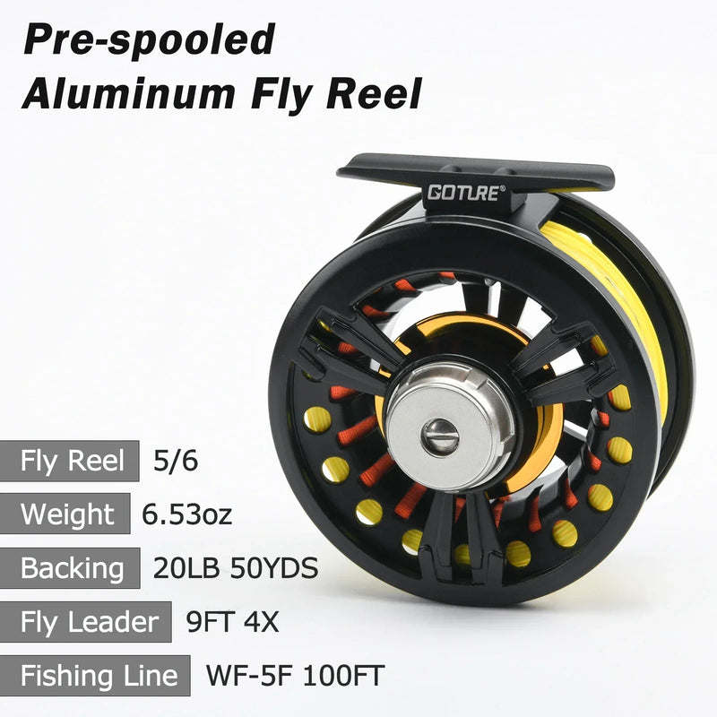 Goture Fly Fishing Rod Combo for Trout Carp Tackle Carbon - View 4 | SAMAG