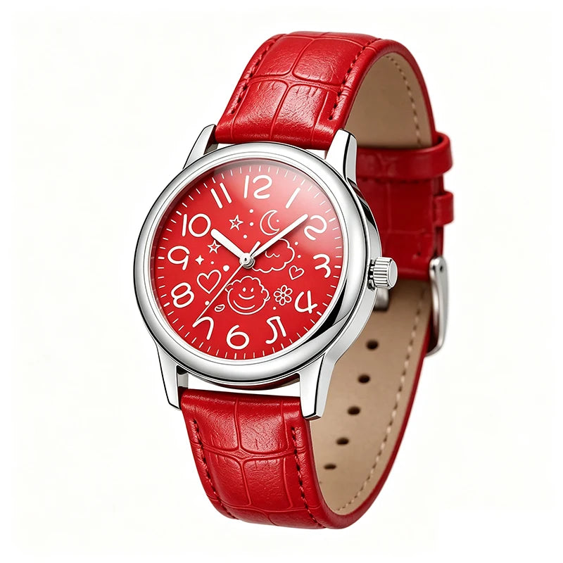 Kids Cartoon Quartz Watch Student Wristwatch Waterproof Casual Timepiece Fashion Cheap Gift For Boys Girls Children