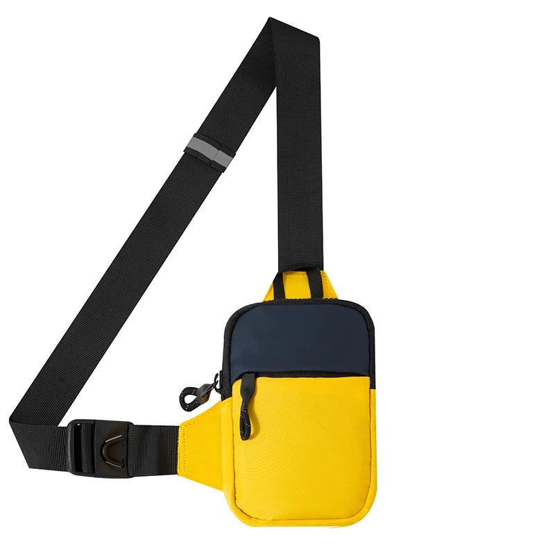 Mini Nylon Crossbody Bag for Men And Women Mobile Chest Pack Fashionable And Versatile Small Shoulder Bag canvas bag