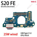 USB Mic Board Dock Charger Connector Charging Port Flex Cable For Samsung Galaxy S25 S24 S23 S21 S20 FE G781W G990W S721W S711W
