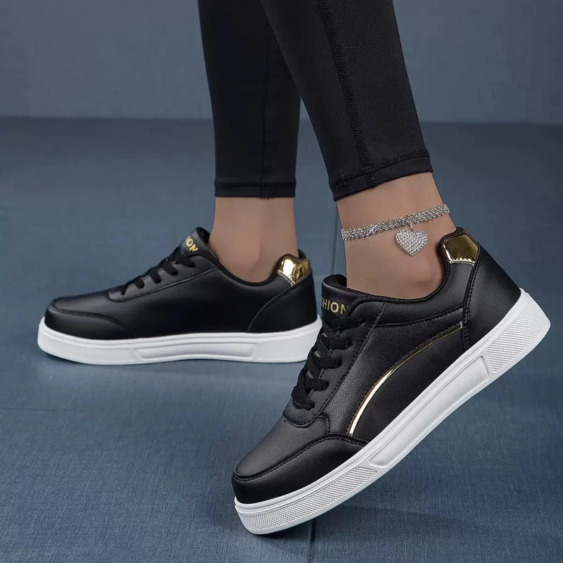 Street Style Red Skateboard Shoes For Women Comfortable | SAMAG