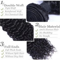 Water Jerry Curly Bundles Original Vietnamese Kinky Curly Hair Bundles Afro Bouncy Curly Weaving Raw 100% Human Hair Extensions