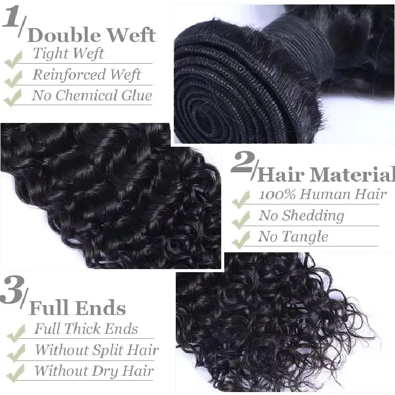 Water Jerry Curly Bundles Original Vietnamese Kinky Curly Hair Bundles Afro Bouncy Curly Weaving Raw 100% Human Hair Extensions