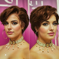 13x4 Lace Front Wig Pixie Cut Wigs Human Hair for Women Transparent Frontal Wig Natural Wave Wig