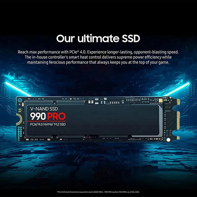 Brand+ 980 990Pro M.2 Sata SSD NVME 1TB Ultra-high-speed transmission NAND Internal Hard Drive for Ultrabooks Tablet Computers