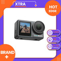 Xtra Edge Action Camera 1/1.3" Sensor, 16m No-Case Waterproof (55m with case), IP68, Dual Touchscreen, 4K 120fps, 240fps Slow Motion, MotionMaster+ Stabilization, 1900mAh Cold-Resistant Battery, -20°C Operation, 512GB Max