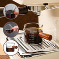 Creativity 75ml Espresso Measuring Cup Double/Single Mouth Heat-resisting Glass Kitchen Tool Measure Mug Clear Kitchen Mug