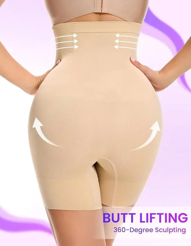 Shapewear Tummy Control Shorts for Women High Waist Shaping Control Underwear Body Shaper Boyshort Slip Short for Under Dresses