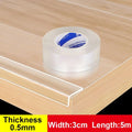 Kids Collision Proof Table Edge Guard Tape Self Adhesive Transparent Protective Strip Baby Safety Soft Furniture Corner Bumper