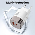 45W USB Charger Fast Charging Type C Fast Phone Charger for iPhone 17 16 15 Samsung Galaxy S25 S24 Xiaomi PD Adapter