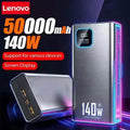 Lenovo 2026 New 500000mAh 140W Super Fast Charging Ultra Capacity Power Bank CCC Certified Portable Charger for iPhone Samsung
