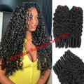 Burmese Curly Hair Bundles Pixie Curly Bundles 100% Raw Human Hair Ocean Spiral Curly Double Drawn Vietnamese Hair Weave Deep Wave