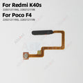 Back Side Power Button Touch ID Finger Sensor Fingerprint Scanner Flex Cable For Xiaomi Redmi K40 K40s Gaming For Poco F3 F4 GT