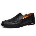 Genuine Leather Men Footwear Slip on Office Man Formal Shoes Wedding Party Men Dress Shoes Breath Driving Lazy Loafers Moccasins