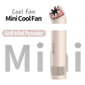 2026 Long Battery Life Leaveless Handheld Mini Wireless Fan Camping Sports Commuting Outdoor Fan Cold Air Summer Small Fan
