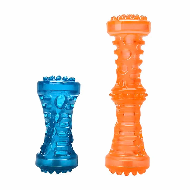 Bite Resistant Dog Toy Toothbrush Bone Sturdy Interactive Puppy Chew Dental Care for Small Dogs Safe Promotes Fresh Breath