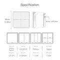 Moes ZigBee Wireless Scene Switch 12 control modes Handheld Push Button Setup Home Automation Scenario Tuya Smart Devices