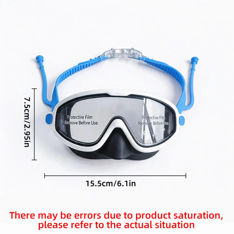 Kids Swimming Goggles with Nose Cover Anti-fog Waterproof | SAMAG