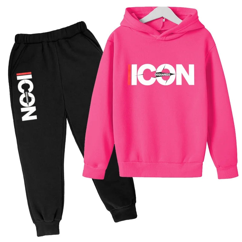 Children's Hooded Sweatshirt with Letters - 3-13 Years | SAMAG