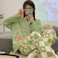 Spring and Autumn New Women's Pajamas Homewear Suit Girls | SAMAG
