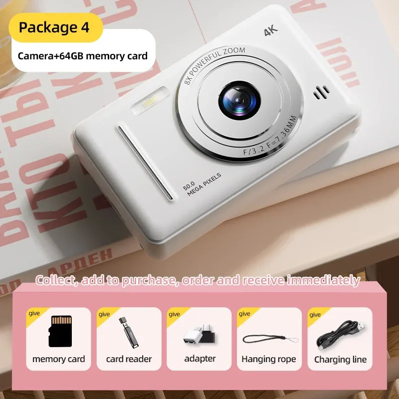 4K Digital Camera CCD Portable Card Entry-level Dual - Visuel 12 | SAMAG