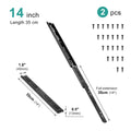Drawer Rail 10~20Inch Stainless Steel Ball Bearing Slides | SAMAG