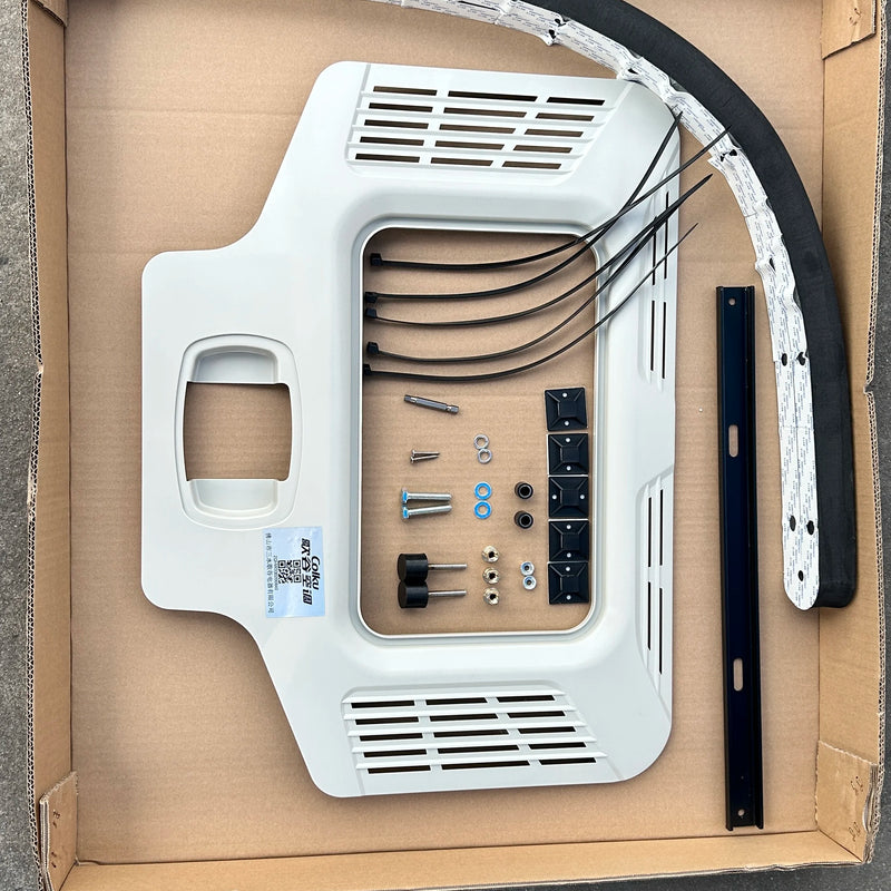 Battery AC System V20 Cabin Dc 12v 24v Car Rv Electric Rooftop Integrated Parking Truck Air Conditioner
