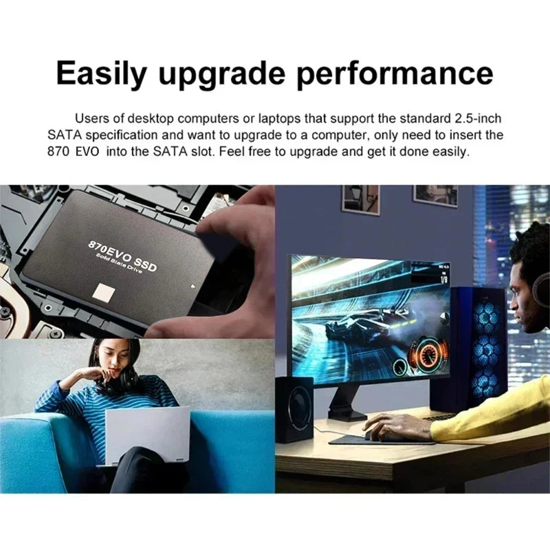 1TB High Speed Internal hard drive SATA III high-capacity Solid State Drive for Laptop Desktop Notebook office Gaming Daily Use