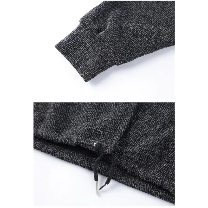 Women Spring Autumn Knit Two Piece Set Middle Aged Mom Open Cardigan Loose Casual Harem Pants Fashion Outfit