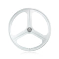 700C 3-Spoke One-Piece Wheelset Magnesium Alloy Road Bike Wheels for Fixed Gear Bicycle Front Rear Rim Bearing Hub Bicycle Parts