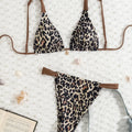 Women's Two Piece Bikini Set 2025, Sexy Triangle Push Up Swimsuit, Floral Print Bathing Suit, Beach Swimwear