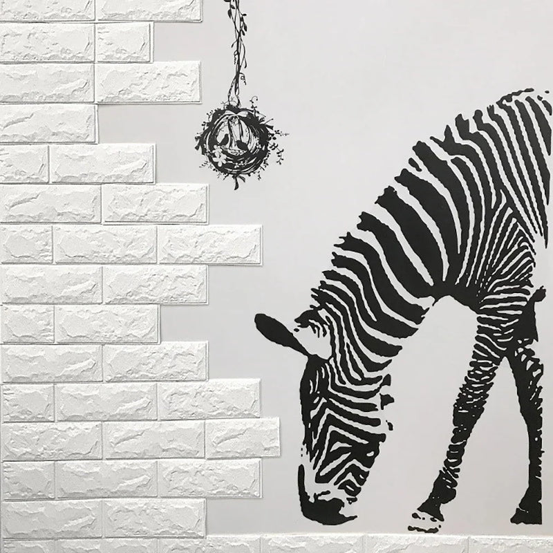 3D Waterproof Wall Sticker Soft Foam Brick Pattern DIY Wall Home Children's Room Bedroom Warm Decoration Wallpaper