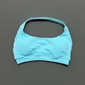 Sports Bra Women Seamless Yoga Halter Bra Top High Support Open Back Bra Fitness Push-up Activewear Workout Gym Underwear