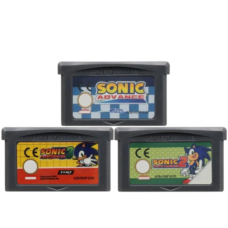 Classic GBA Game Cartridge Breath of Fire Kirby Sonic Advance Wars Golden Sun GBA SP Retro Video Game Collection Gift