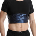 Men's Sauna Suit Shirt - Heat Trapping Sweat Compression Vest, Shapewear Top, Gym Exercise Versatile Shaper Waist Trainer