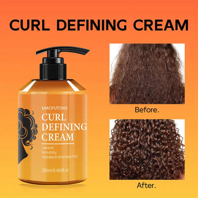 280ml Curly hair cream Elastic styling Moisturizing | SAMAG