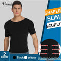 Vensslim Men Slimming Body Shaper Belly Control Shapewear Man Shapers Underwear Waist Trainer Top Corrective Posture Vest Corset
