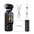 Ourlife 4K Action Camera 180° Rotatable For YouTube Vlog Video Recording Record Life Handheld 1.97 Inch Screen Sports Camera