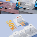 EU/UK/US/AU Wall Plug Multi-Port USB-C/USB-A Mobile Phone Charger, 40W Dual PD Fast Charging Block Adapter For iPhone Xiaomi