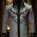 New 11 color men's long sleeved lapel shirt | SAMAG