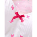 Women's Sleepwear Underwear Rose Lace Bow & Heart Print | SAMAG