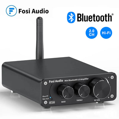 Fosi Audio BT10A Mini Bluetooth Amplifier 2 Channel Amp | SAMAG