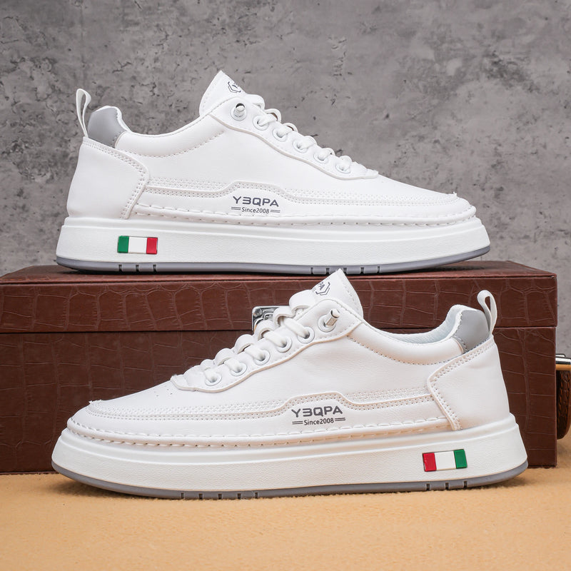 Men's Casual Shoes, Low-Top Lace-Up Sneakers, Trendy and Fashionable Versatile Sneakers