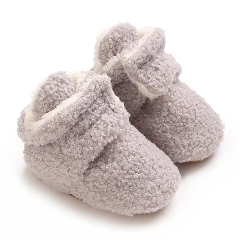 Winter Boots For Baby Boys And Girls Snow Soft Sole Anti Slip And Warm Flat Shoes Baby's First Walking Baby Shoes Boots 0-18