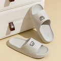 Summer Fashion Men's Slippers Printting Little Bear Sandals Indoor Bathroom Non-slip Soft Women Dormitory Casual Shoes Couple