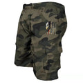 Men's Elastic Waist Cargo Work Shorts Outdoor Leggings | SAMAG