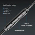 EARDECO Headphone Headset with Mic Wired Headphones Heavy Bass In Ear Stereo Wired Earphone Earbuds Wire Game Phone Earphones